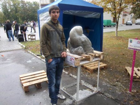 Уникальные соляные скульптуры от луганских мастеров