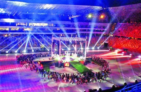 В субботу состоялось открытие Арены во Львове - четвертого стадиона, построенного для проведения Евро-2012