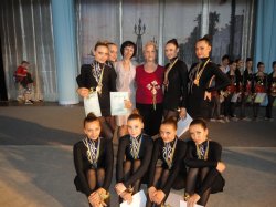 Луганские гимнастки заняли 3 место в финале Кубка Украины по эстетической гимнастике