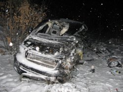 В Луганской области из-за лопнувшего колеса в ДТП 1 человек погиб и еще четверо госпитализированы