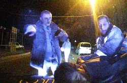 В Луганске пьяный мажор на Лексусе избил гаишника, который пытался его задержать