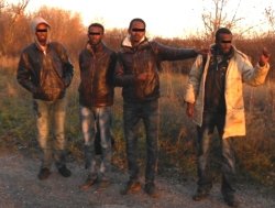 На границе с Россией луганские пограничники задержали четырех сомалийцев