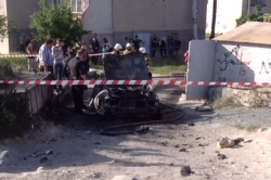 В Киеве взорвался джип, за рулем которого был луганчанин 
