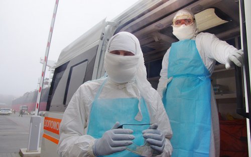В Одессе учились бороться с распространением Эболы (фото)