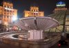 В центре Киева установили картонный фонтан