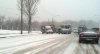 В Одессе из-за снега парализовано движение транспорта 