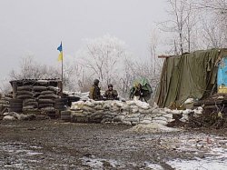 Фоторепортаж с 29-го блокпоста в Луганской области