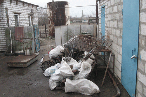 Северодонецкие правоохранители обнаружили незаконный пункт приема металлолома (фото)