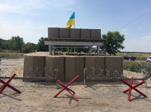 В Днепропетровской области блокпосты модернизировали по стандартам НАТО (фото)