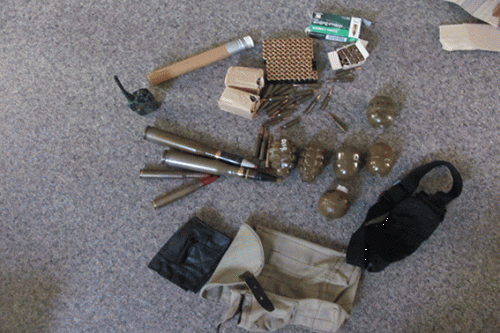 На Луганщине правоохранители изъяли арсенал боеприпасов (фото)