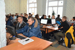 На Луганщине будущие полицейские проходят психологическое тестирование 