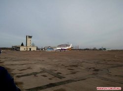 В аэропорту Житомира приземлился первый самолет за 25 лет