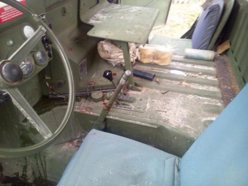В сети опубликовали фото автомобиля мобильной группы, которую расстреляли под Трехизбенкой 