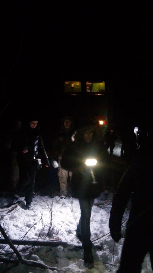 Блокировщиков ОРДЛО на Луганщине едва не снес поезд (фото)