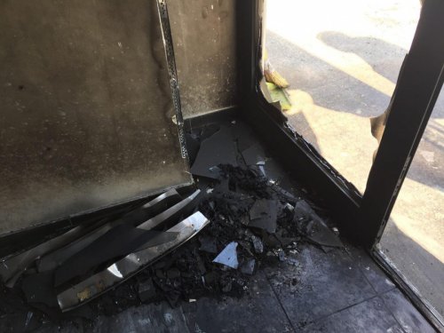 В Днепре пытались сжечь офис Оппоблока