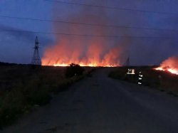 Жуткие пожары возле минных ограждений на Донетчине: спасатели обнародовали фотографии 
