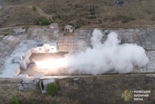 В Украине провели испытания двигателя ракет оперативно-тактического комплекса «Гром-2»