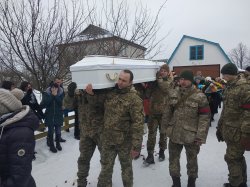 Медика 10-й ОГШБр Сабину Галицкую, погибшую на Донбассе, провели в последний путь на Житомирщине