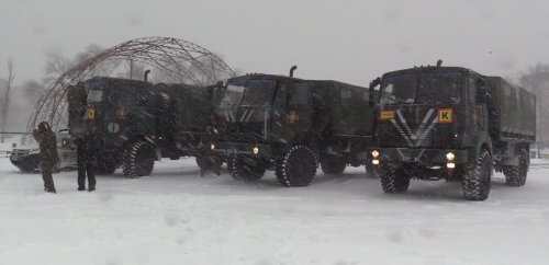 Национальные вооруженные силы Латвии вместе с НГУ привезли на Луганщину гуманитарную помощь (фото)
