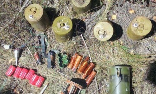 В Донбассе украинские военные нашли российские мины 