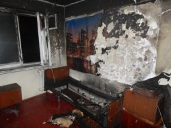 На Херсонщине горело общежитие, пострадали студенты