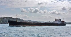 В Черном море село на мель судно, незаконно заходившее в Крым