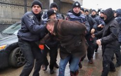 В Одессе задержали участников акции в поддержку пленных моряков