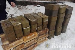 На Луганщине полицейские обнаружили схрон боеприпасов
