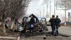 В оккупированной Кадеевке три пьяных боевика попали в ДТП