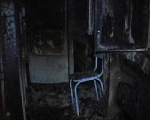 В оккупированном Свердловске горела школа 