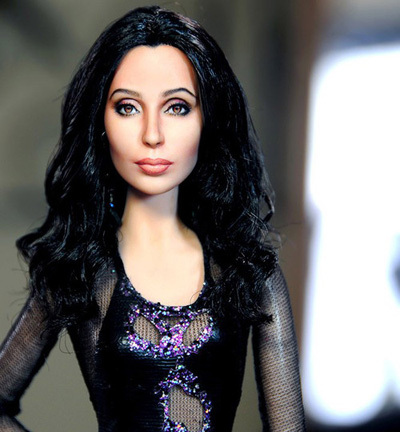 В продаже появились куклы-знаменитости: Джонни Депп, Анджелина Джоли и Шер