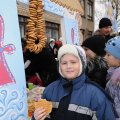 Сергей Горохов и жители Жовтневого района проводили масленицу веселым гулянием
