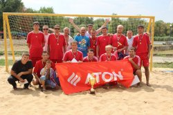 «АТОН» выиграл чемпионат Луганской области по пляжному футболу
