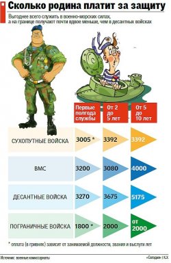 Сколько Родина платит армии за защиту