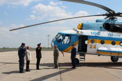 В Луганской области тушить лесные и степные пожары будет вертолет ГСЧС Украины МИ-8 МТ