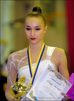 Луганчанка Виктория Мазур стала чемпионкой Украины по художественной гимнастике