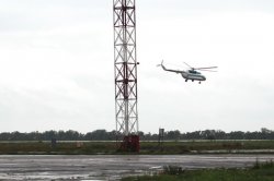 Вертолет МЧС, патрулирующий Луганскую область, закончил свое дежурство