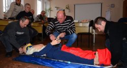 В Луганской области шахтеров на «Краснодонугле» обучают оказывать первую медицинскую помощь по уникальным методикам 