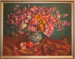В Луганске открылась выставка живописи Виктории Романовской