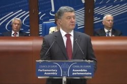 Президент Порошенко: "Мы добьемся мирной победы. Весь мир на нашей стороне"