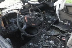 За сутки в Киеве горели два автомобиля