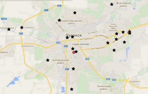 Где в Луганске можно позвонить, и заправить автомобиль? (КАРТА)
