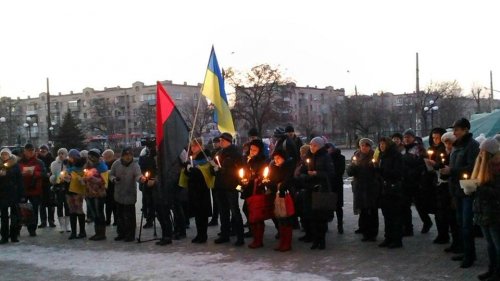 В Северодонецке почтили память Героев Небесной сотни (фото)