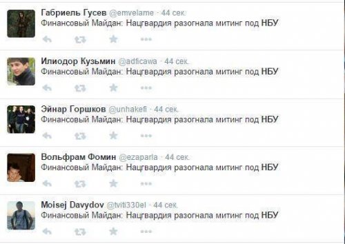 «Кремлеботы»  раскручивают тему "финансового майдана" в соцсетях 