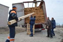 Представители церквей Веры Евангельской передали стройматериалы для восстановления Луганской области