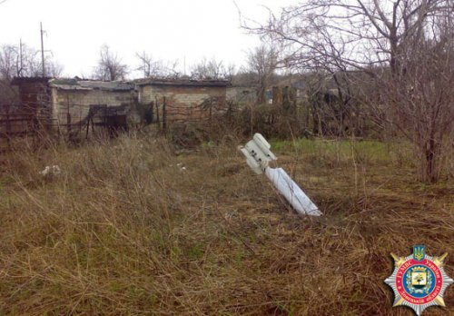 Под Славянском обнаружены снаряды от РСЗО Ураган (фото)