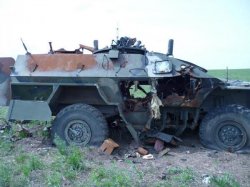 В Луганской области уничтожили БПМ-97 «Выстрел» 