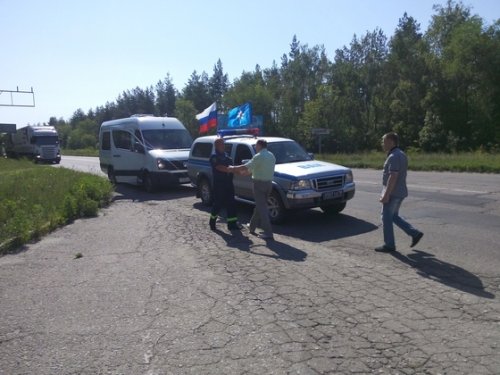 Российская «гуманитарка» прибыла в оккупированный Луганск (фото)