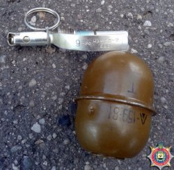 Милиционеры Славянска нашли гранату в женской сумочке