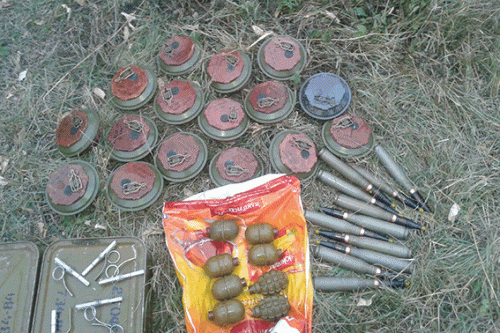 В Новоайдарском районе правоохранители изъяли боеприпасы 